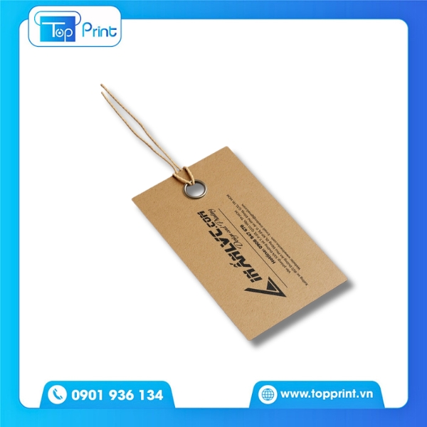Tag giấy kraft s&aacute;ng tạo cho qu&agrave; handmade