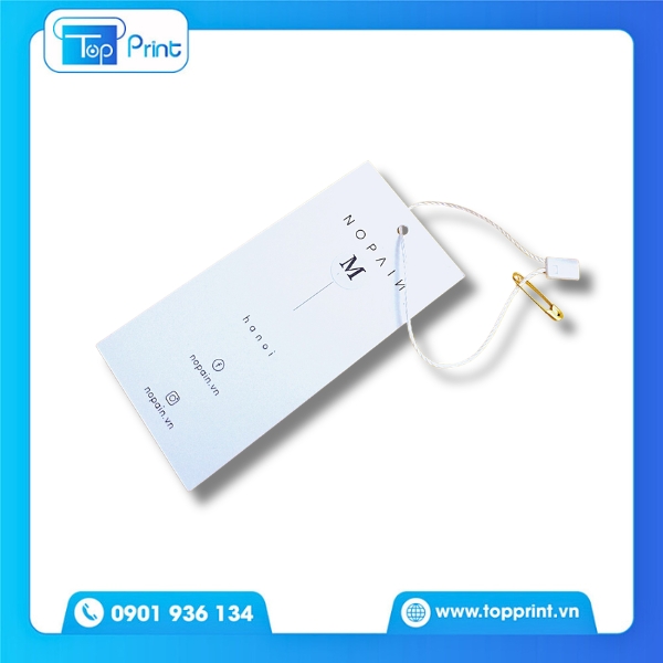 Mẫu Tag H&igrave;nh Chữ Nhật Phong C&aacute;ch Hiện Đại