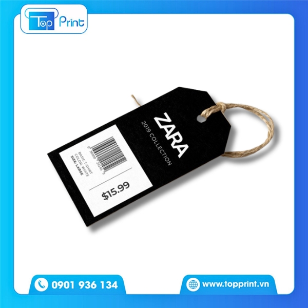 Mẫu Tag H&igrave;nh Chữ Nhật Phong C&aacute;ch Vintage