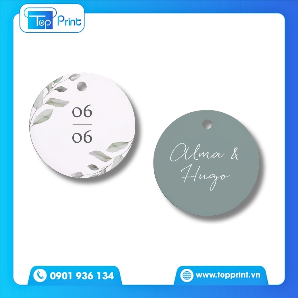 Tag h&igrave;nh tr&ograve;n đa năng cho nhiều ng&agrave;nh h&agrave;ng