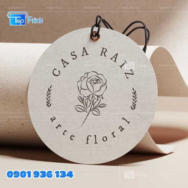 Tag h&igrave;nh tr&ograve;n cho shop quần &aacute;o, phụ kiện