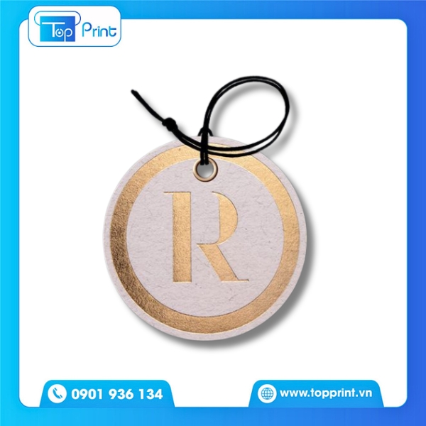 Tag h&igrave;nh tr&ograve;n decor qu&agrave; tặng xinh xắn