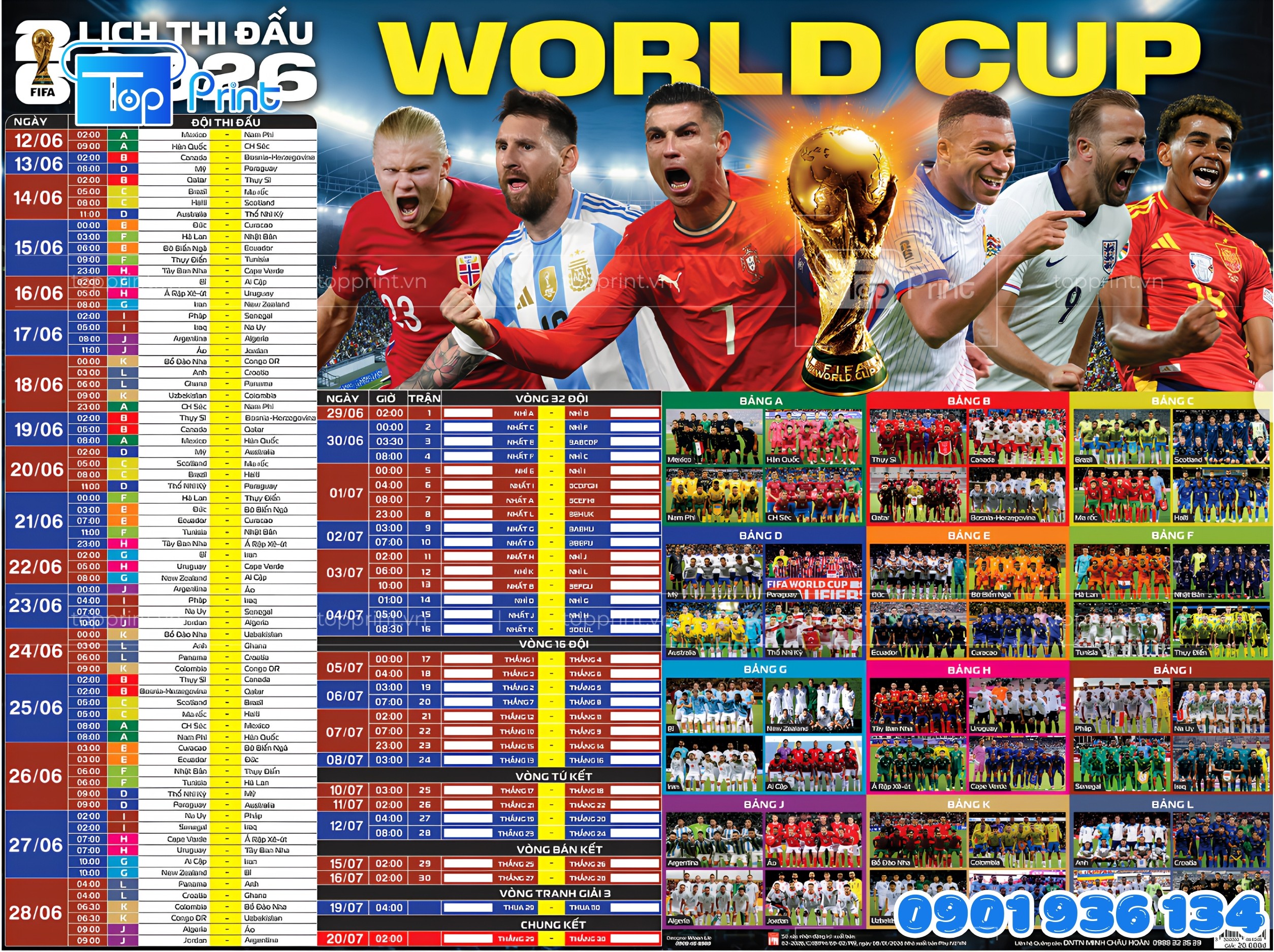 Xem Ngay Lịch Thi Đấu World Cup 2026 Đầy Đủ Nhất