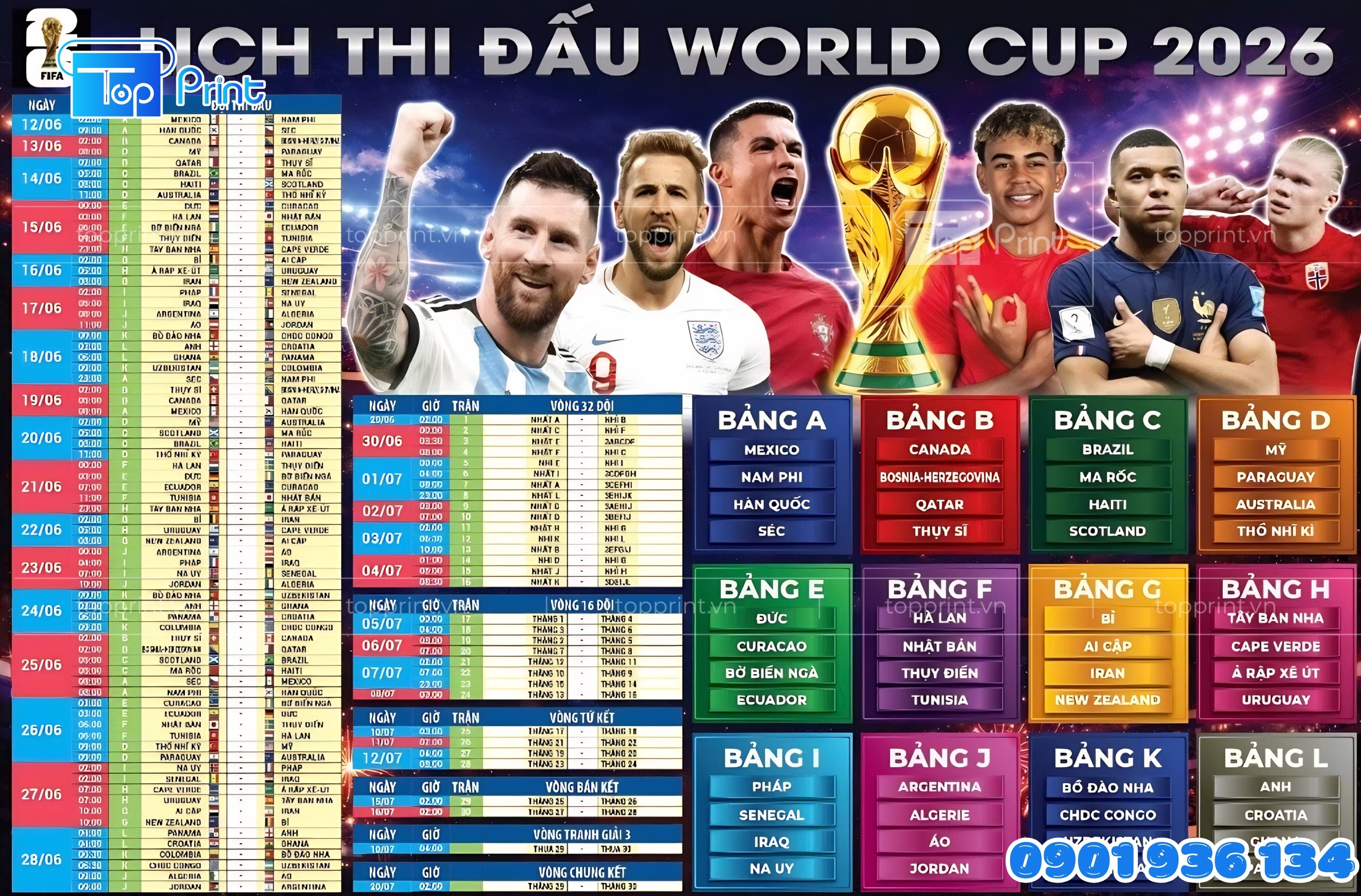 Lịch Thi Đấu World Cup 2026 V&agrave; Những Trận Đấu Kinh Điển