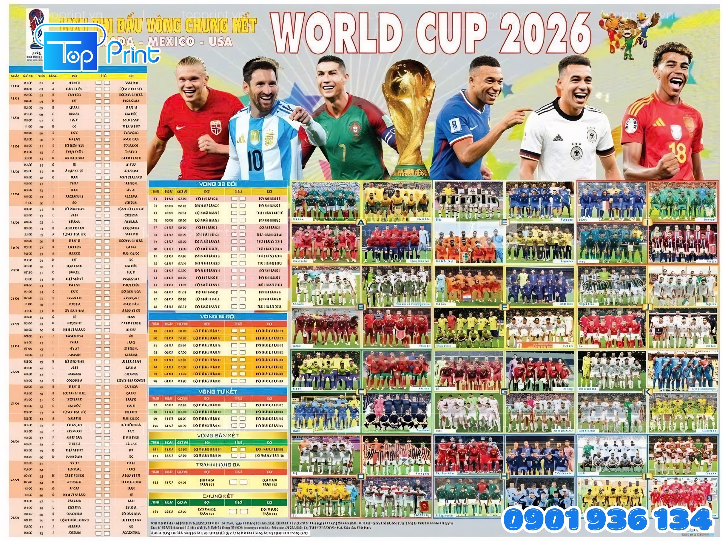 Chi Tiết Lịch Thi Đấu World Cup 2026 Từng Ng&agrave;y