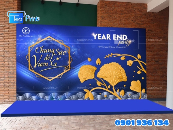 Mẫu backdrop sự kiện hội chợ, triển l&atilde;m thu h&uacute;t