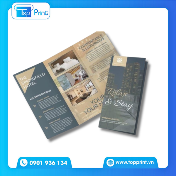 Thiết Kế Brochure Kh&aacute;ch Sạn Chuẩn Thương Hiệu
