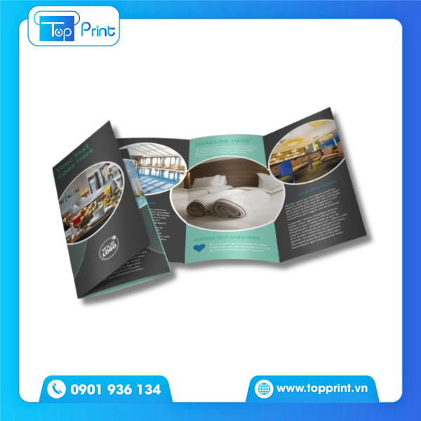 Brochure Kh&aacute;ch Sạn Với Layout Hiện Đại