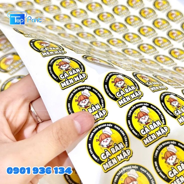 Mẫu In Decal Gi&aacute; Rẻ Chất Lượng Cao