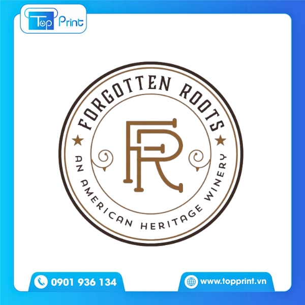 Mẫu Logo Tr&ograve;n Đen Trắng Tối Giản Hiện Đại