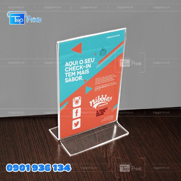 Mẫu menu để b&agrave;n vintage độc đ&aacute;o cho qu&aacute;n nhỏ