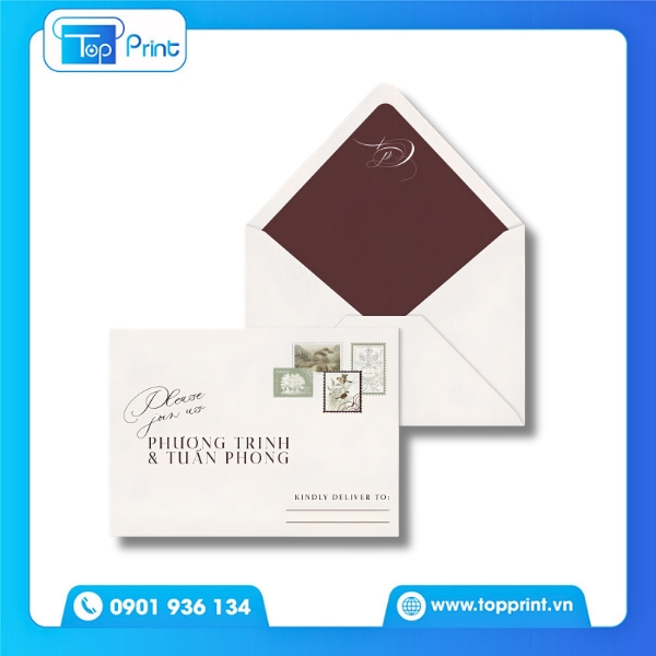 Phong b&igrave; nắp chữ V doanh nghiệp