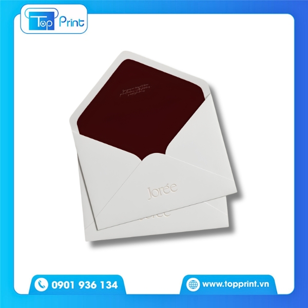 Mẫu phong b&igrave; nắp chữ V hiện đại đẹp