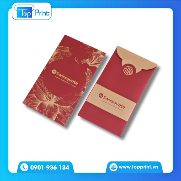 Mẫu phong b&igrave; nắp g&agrave;i tối giản tinh tế