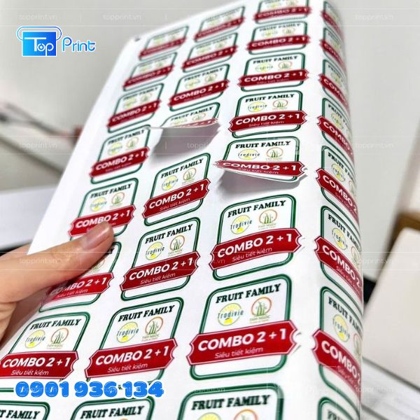 Mẫu sticker tem nh&atilde;n h&igrave;nh vu&ocirc;ng chuy&ecirc;n nghiệp