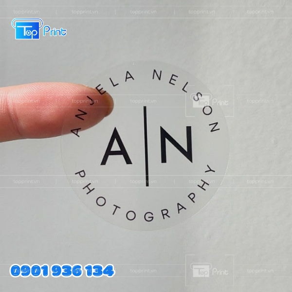 In Decal Trong Suốt Lấy Liền Giá Rẻ Tại TPHCM 