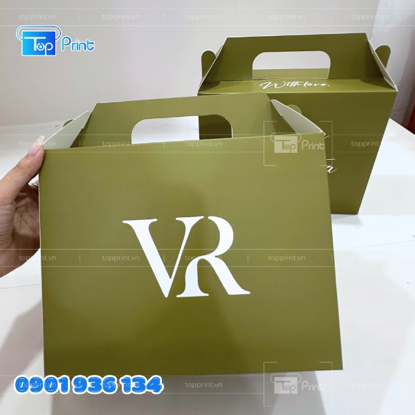 In hộp giấy cán mờ, cán bóng cao cấp