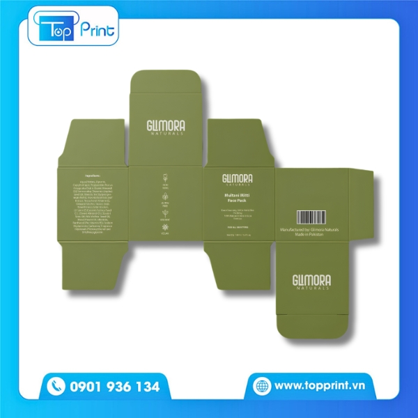 In hộp giấy theo xu hướng thiết kế mới