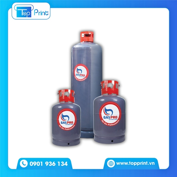 Mẫu tem d&aacute;n b&igrave;nh gas nổi bật, thu h&uacute;t kh&aacute;ch h&agrave;ng