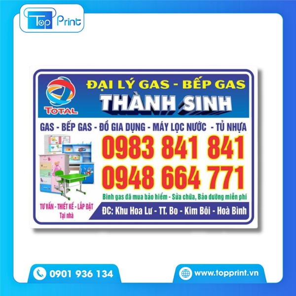Mẫu tem d&aacute;n b&igrave;nh gas đẹp, dễ nhận diện