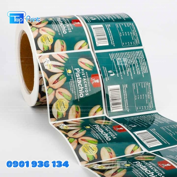 Mẫu Tem Dán Sản Phẩm Thiết Kế Sáng Tạo, Ấn Tượng