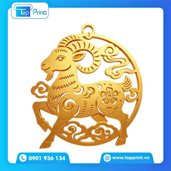Mẫu Con Dê 2027 Tết Đinh Mùi File AI Chất Lượng