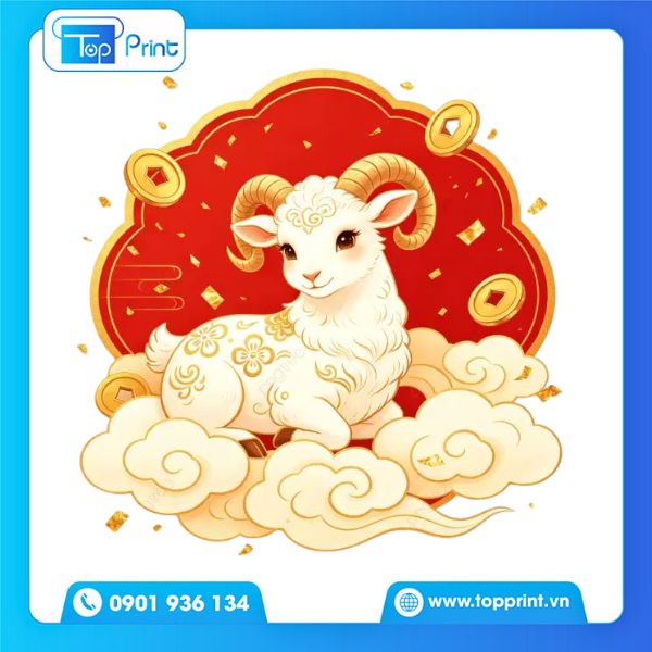 Mẫu Con Dê 2027 Tết Đinh Mùi Cho Thiết Kế Lịch