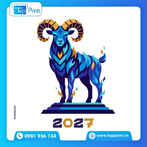 Mẫu Con Dê 2027 Tết Đinh Mùi Đầy Màu Sắc Ngày Xuân