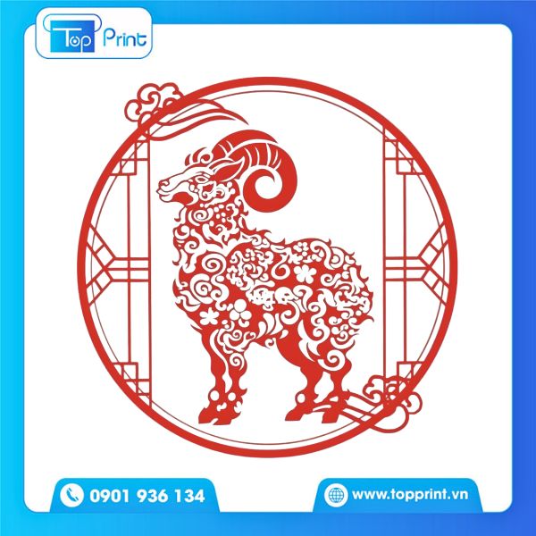 Mẫu Con Dê 2027 Tết Đinh Mùi Trang Trí Bao Lì Xì
