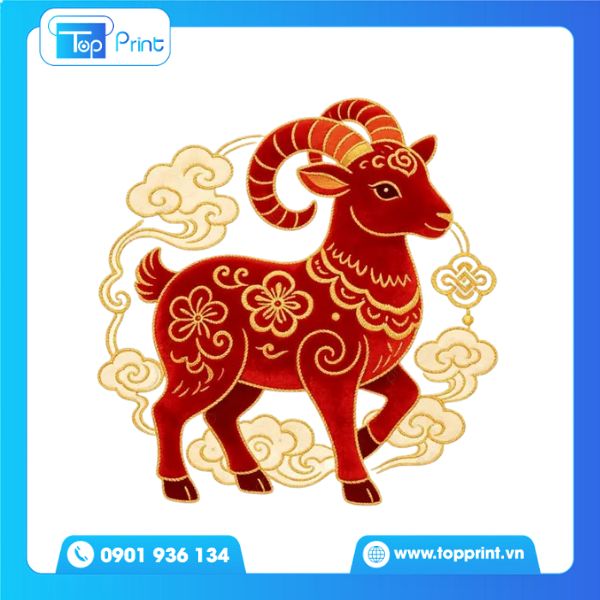 Mẫu Con Dê 2027 Tết Đinh Mùi Đẹp Cho Background