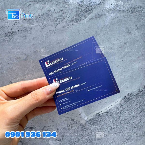 Mẫu card visit công ty cao cấp, độc đáo