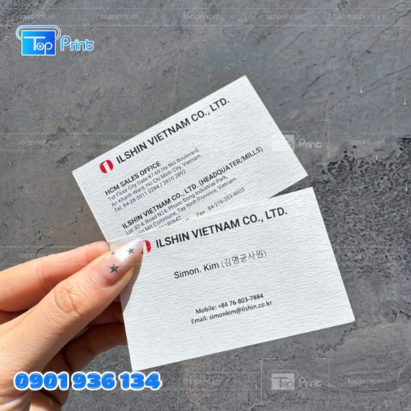 Mẫu card visit c&ocirc;ng ty sang trọng v&agrave; ấn tượng