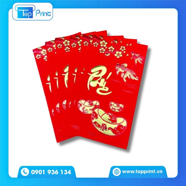 Mẫu bao lì xì ép kim đẹp, ấn tượng tại Topprint
