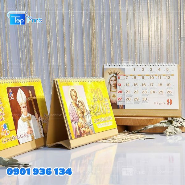 In lịch Tết C&ocirc;ng gi&aacute;o số lượng lớn