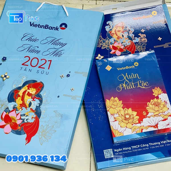 Mẫu lịch ng&acirc;n h&agrave;ng VietinBank 2027 in lịch quảng b&aacute;