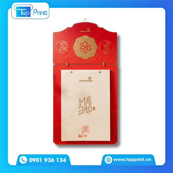 Mẫu lịch ng&acirc;n h&agrave;ng 2027 sang trọng hiện đại