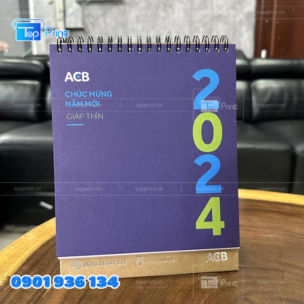 Mẫu lịch ng&acirc;n h&agrave;ng ACB 2027 chuy&ecirc;n nghiệp