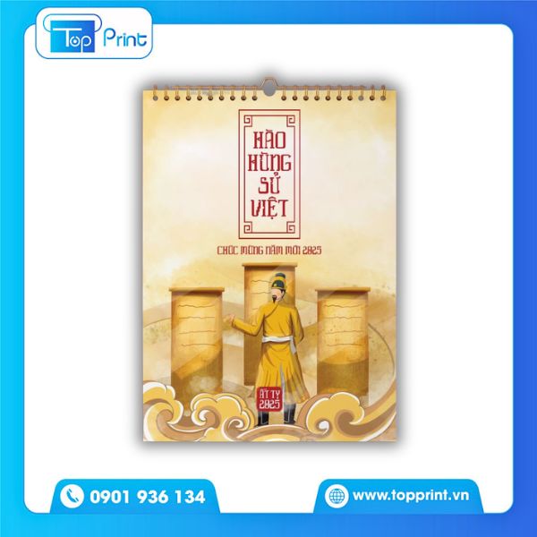 In lịch treo tường 5 tờ chủ đề M&acirc;m ngũ quả ng&agrave;y Tết rực rỡ
