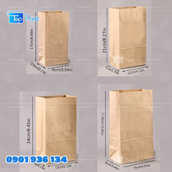 Thiết kế túi giấy tối giản hiện đại