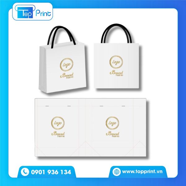 Thiết kế túi giấy đẹp đựng trang sức