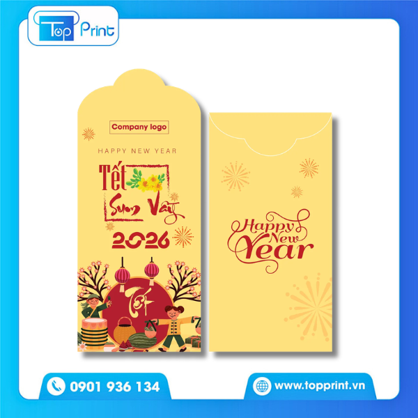 In Bao L&igrave; X&igrave; Cao Cấp In Logo M&agrave;u Đỏ V&agrave;ng Sang Trọng