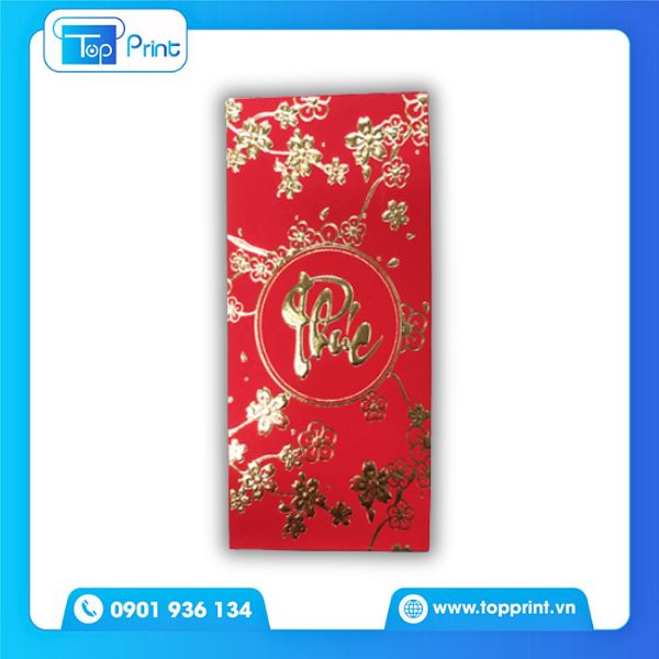 Mẫu bao l&igrave; x&igrave; dập nổi kết hợp phủ UV