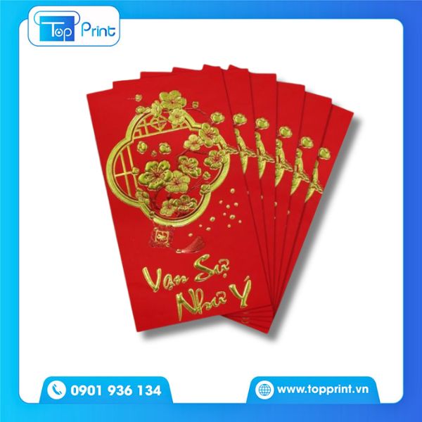 In Bao Lì Xì Dập Nổi
