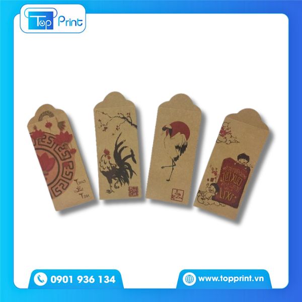 In Bao Lì Xì Giấy Kraft