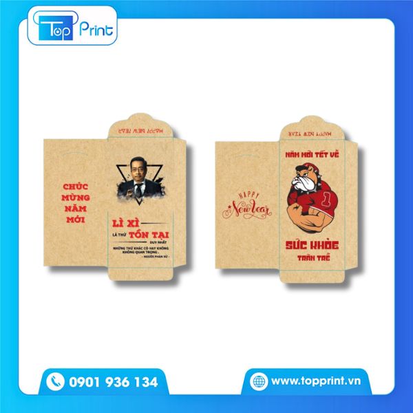 In Bao L&igrave; X&igrave; Giấy Kraft Gi&aacute; Rẻ Theo Y&ecirc;u Cầu Tại Topprint