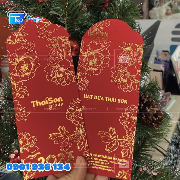 Mẫu Bao L&igrave; X&igrave; Giấy Nhung Kết Hợp Dập Nổi V&agrave; &Eacute;p Kim