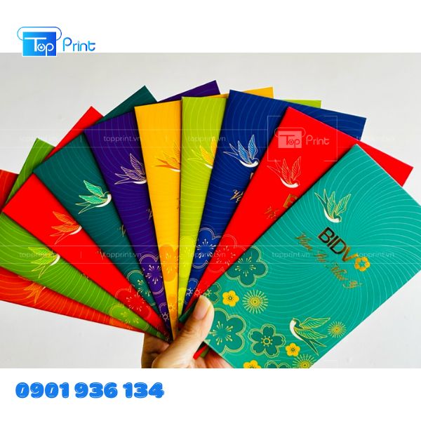 Mẫu Bao L&igrave; X&igrave; Ng&acirc;n H&agrave;ng Đẹp Với Họa Tiết Hoa Mai