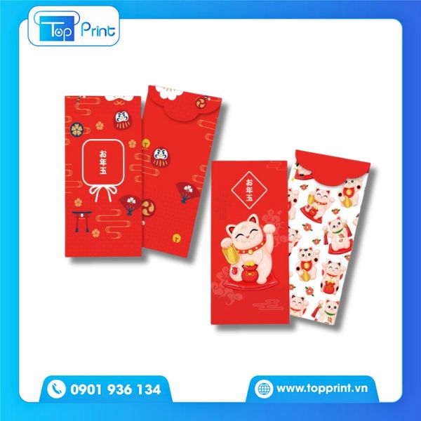 In Bao Lì Xì Nhật Bản
