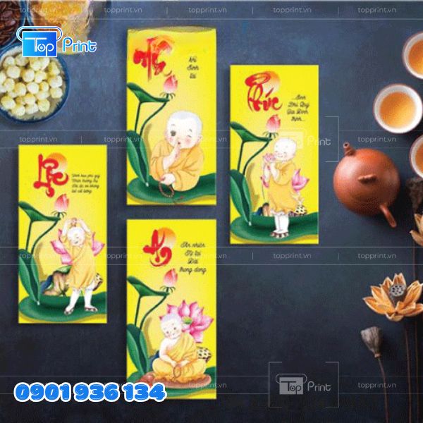 In Bao L&igrave; X&igrave; Phật Gi&aacute;o Với Họa Tiết Mandala Đẹp