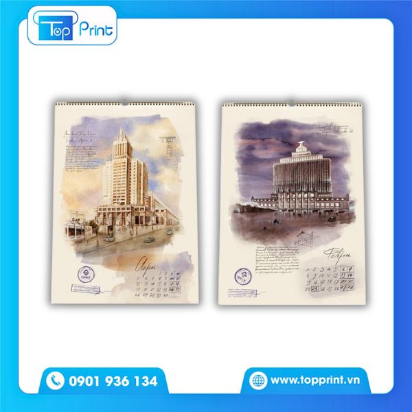 Mẫu lịch l&ograve; xo Tết Đinh M&ugrave;i 2027